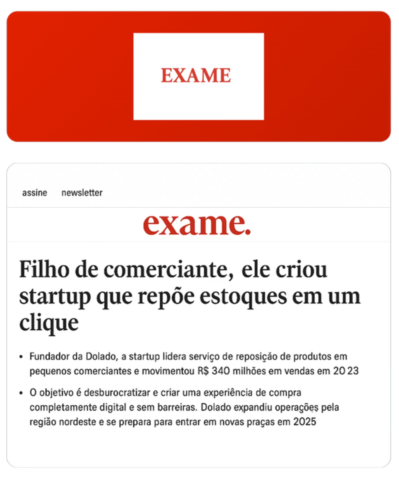 Filho de comerciante, ele criou startup que repõe estoques em um clique — Exame.